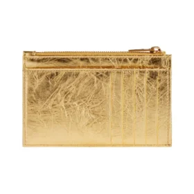 Porta-moedas e porta-cartões comprido Crush, acolchoado metalizado «Dourado» 7664652AAYO8004