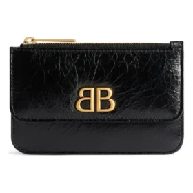 Porta-moedas e porta-cartões longo Monaco com aba «Preto» 7654202AAXB1000