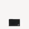 Porta-moedas e porta-cartões longo «Monaco» para homem, em preto