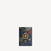 Porta-passaporte para homem em preto/multicolorido