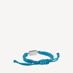 Pulseira de renda Saint-Germain em turquesa/preto/verde/prata brilhante