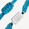 Pulseira de renda Saint-Germain em turquesa/preto/verde/prata brilhante Pulseira de renda Saint-Germain em turquesa/preto/verde/prata brilhante