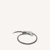 Pulseira DIY com fecho de correr em prateado brilhante/prateado antigo/preto