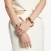 Pulseira Eisa para mulher em ouro brilhante