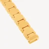 Pulseira feminina «nano mini link» em ouro brilhante
