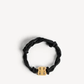 Pulseira Nano Ribbon BB para mulher em preto/ouro brilhante