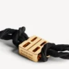 Pulseira Nano Ribbon BB para mulher em preto/ouro brilhante
