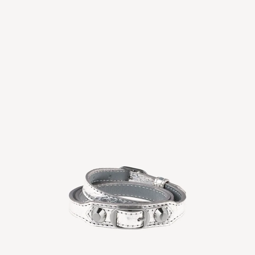 Pulseira tripla urbana para mulher em prata Pulseira tripla urbana para mulher em prata