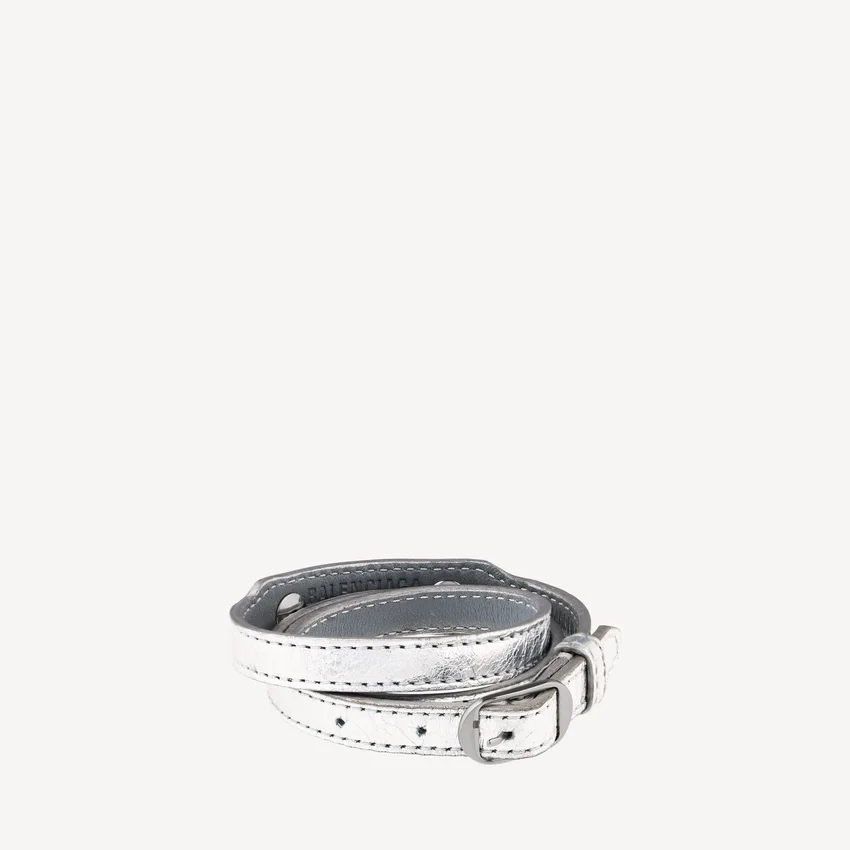 Pulseira tripla urbana para mulher em prata Pulseira tripla urbana para mulher em prata