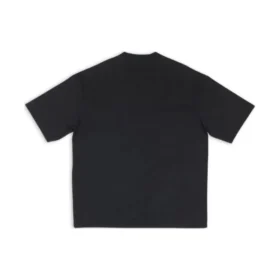Qixi Crest T-shirt, corte médio, “Preto” 612966TMVL41075