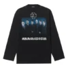 Rammstein Alemanha – Camisola de manga comprida unissexo com estampa da banda, preta 651796TLV511000