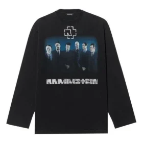 Rammstein Alemanha – Camisola de manga comprida unissexo com estampa da banda, preta 651796TLV511000 Rammstein Alemanha – Camisola de manga comprida unissexo com estampa da banda, preta 651796TLV511000