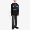 Rammstein Alemanha – Camisola de manga comprida unissexo com estampa da banda, preta 651796TLV511000