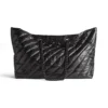 Saco Tote Grande Crush, acolchoado, “Preto” 7717182AAWW1000
