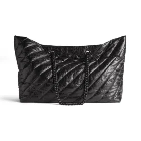 Saco Tote Grande Crush, acolchoado, “Preto” 7717182AAWW1000