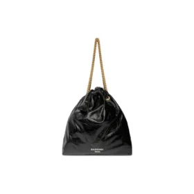 Saco Tote Médio Crush «Preto» 742941210IT1000
