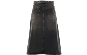 Saia em linha A FW21 «Denim cinzento desbotado» 646913TBP477767