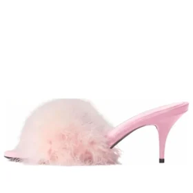 Sandálias Boudoir 70 mm «Pink Feathers» 787447W0WMQ5000