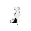 Sandálias Cagole 110 mm «White Arena Lambskin» 743057WAD4E9081