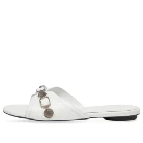 Sandálias Cagole «White Arena Lambskin» 694342WAD4E9081