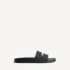 Sandálias de piscina para homem em preto/branco