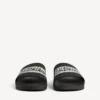 Sandálias de piscina para homem em preto/branco