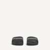 Sandálias de piscina para homem em preto/branco