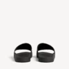 Sandálias de piscina para homem em preto/branco