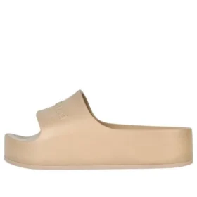 Sandálias de tiras grossas «Beige Rubber» 654315W1S899230