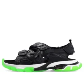 Sandálias de Track «Sola Transparente Preto Verde Branco» 655954W2CC41038