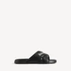 Sandálias desportivas de piscina para homem em preto/branco