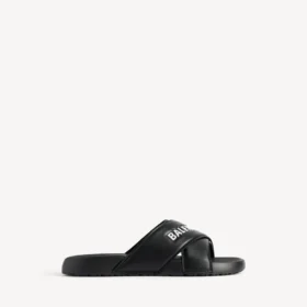 Sandálias desportivas de piscina para homem em preto/branco