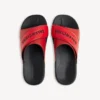 Sandálias desportivas de piscina para homem em preto/vermelho