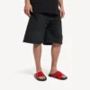 Sandálias desportivas de piscina para homem em preto/vermelho