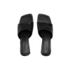 Sandálias Duty Free de 60 mm «Black Shiny Soft Sheepskin» 787303WBCW01000