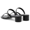 Sandálias redondas de 40 mm «Black» 695000WCAE11090