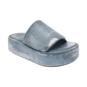 Sandálias Rise «Couro com Estampado de Denim» 656960WBMA14000