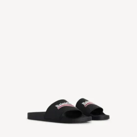 Sandálias tipo chinelo de piscina para homem em preto