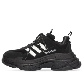 Sapatilha Adidas x Balenciaga Triple S “Black White” 712821W2ZB21090