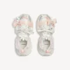 Sapatilha com atacadores 3XL para mulher em branco/rosa claro