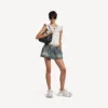 Sapatilha com atacadores 3XL para mulher em branco/rosa claro