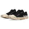 Sapatilha de cano baixo Paris com grafite «Algodão Desgastado Preto e Branco» 688757W3RR51099