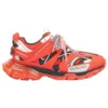 Sapatilha de cano baixo Track com sola transparente Vermelho 647742W3BZ16591