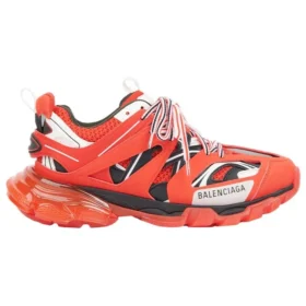 Sapatilha de cano baixo Track com sola transparente Vermelho 647742W3BZ16591