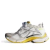 Sapatilha de corrida «Beige, Branco e Amarelo, em nylon e tecido semelhante a camurça» 772767W3RNY9170