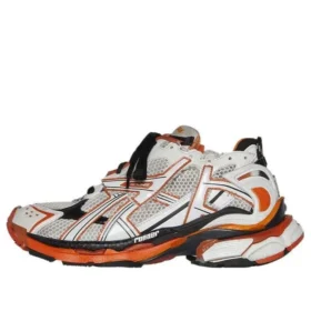 Sapatilha de corrida «Branco Laranja Preto» 677403W3RB79051