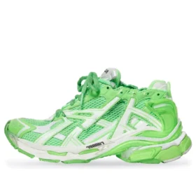 Sapatilha de corrida «Branco, Verde Fluo, Malha e Nylon» 677403W3RBM3590