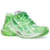 Sapatilha de corrida «Branco, Verde Fluo, Malha e Nylon» 677403W3RBM3590