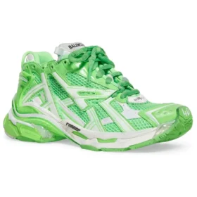 Sapatilha de corrida «Branco, Verde Fluo, Malha e Nylon» 677403W3RBM3590