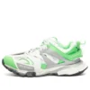 Sapatilha de corrida «Cinza Verde Fluo» 542023W3AC61391